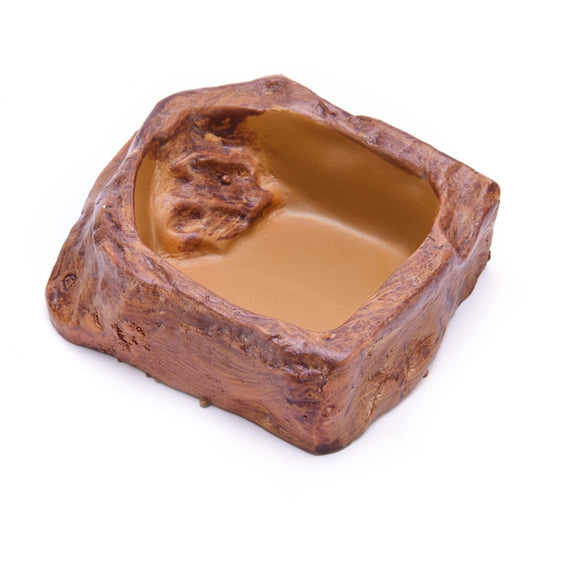 AMPHIBIANS FEEDING BOWL RESIN REPTILES FOOD WATER POT TURTLE TORTOISE SCORPION LIZARD CRABS FEEDING SUPPLIES REPTILE FEEDER